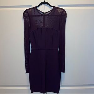 Herve Leger Long Sleeve Bodycon Dress